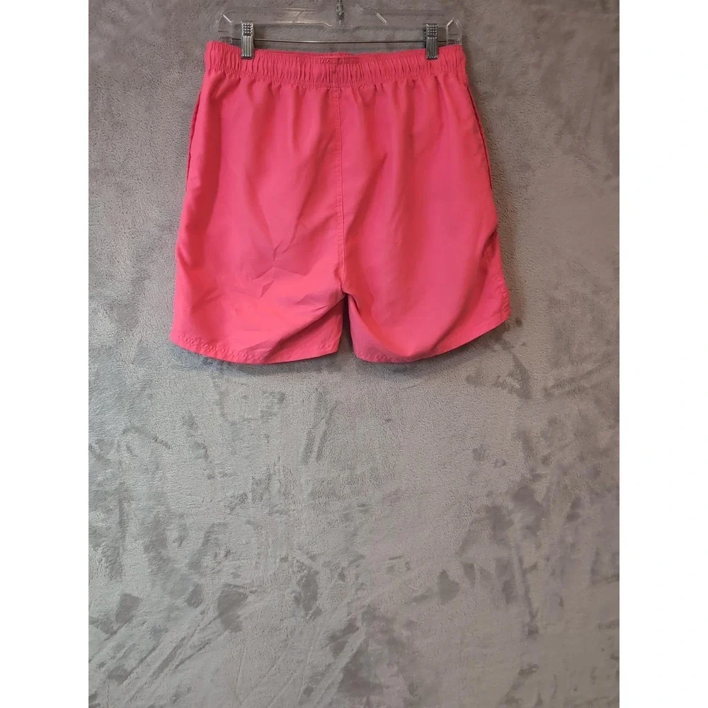 City Streets Mens Pink Swim Trunks Mesh Lined Quick Dry Shorts Medium